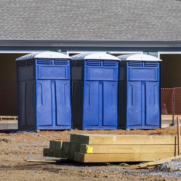 what is the cost difference between standard and deluxe porta potty rentals in Mifflinville PA